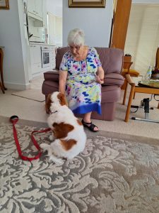 Lillian with Teddy